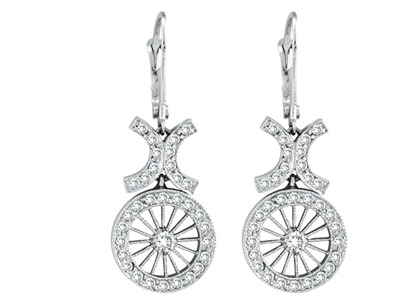 Rhodium Plated | Chandelier Earrings